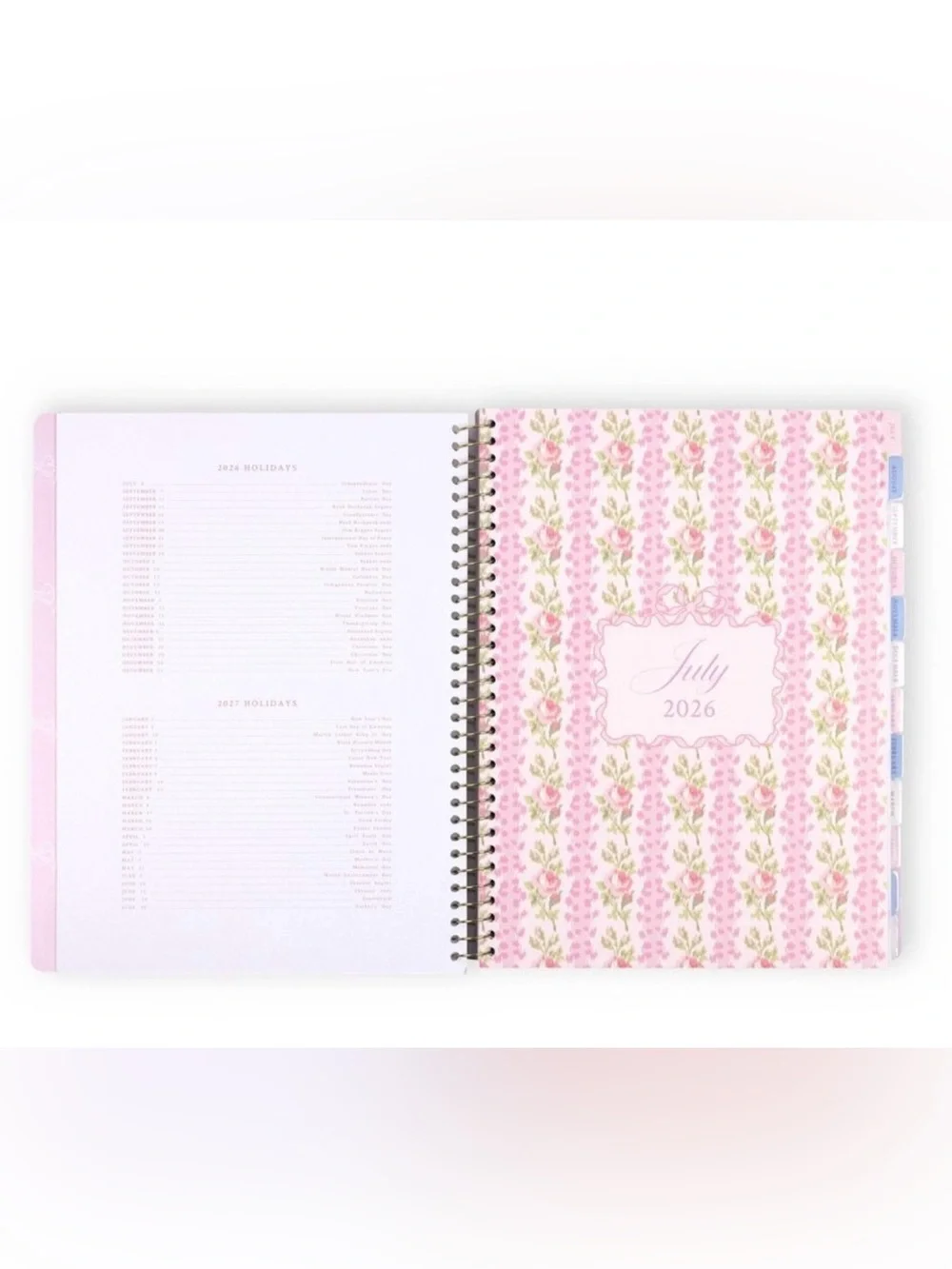 LoveShackFancy Blue Floral 2026-2027 Spiral Planners